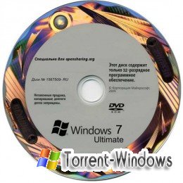 Windows 7 Ultimate (x86) [Rus] (2009) PC | Лицензия