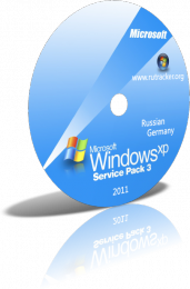 Windows XP with SP3 Corporate x86 Russian & Germany with SATA/RAID MassStorage drivers 2-CD