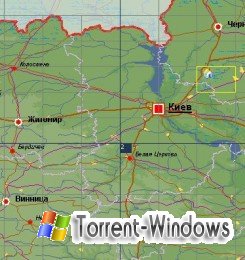 Топографическая карта Украины v.2.00 Скачать торрент