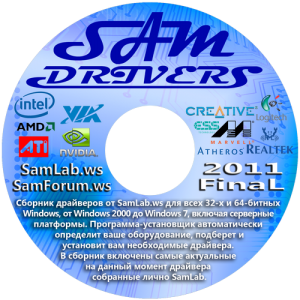 SamDrivers 2011 Final x86+x64 [2011, Multi/RUS]