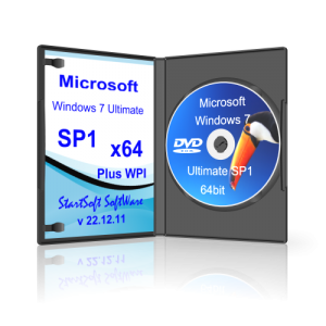Windows 7 Ultimate SP1 Plus WPI 64bit By StartSoft v 22.12.11 SP1 x64