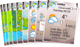 [Symbian 9] Foreca Weather v.1.4.0-Прогноз погоды