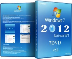 Windows 7 Ultimate SP1 (32-bit & 64-bit) by 7DVD v5.1 (2012) Русский