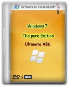 Windows 7 The pure Edition R.G.WinSoft (x86) (2012) Русский
