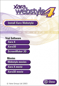 Xara WebStyle4 (2003-2007) Английский