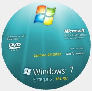 Microsoft Windows 7 Enterprise SP1 RU x64 Lite & Mini (2012) Русский