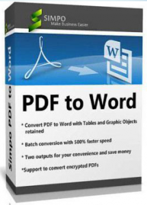 Simpo PDF to Word v 3.5.0.0 (2012) Английский