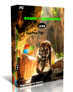 Windows 7 Максимальная (x32) 5option Tigr (2012) Русский