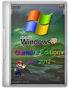 Windows Xp Pro SP3 Gamers Edition DVD July 2012 (July 2012) (x86) (2012) Русский + Английский