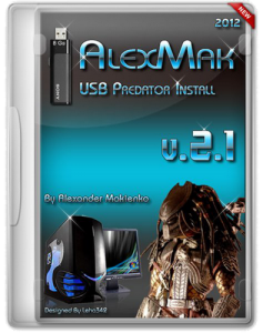 AlexMak USB Predator Install (XP/Win7/Win8RP) (2012) Русский