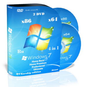 Windows 7 (AIO) SP1 x86/x64 4in1 Orig-Upd 10.2012 by OVGorskiy® 2DVD (2012) Русский