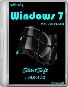 Windows 7 SP1 WPI USB FLASH x86 x64 v.30.001.12 By StartSoft (2012) Русский