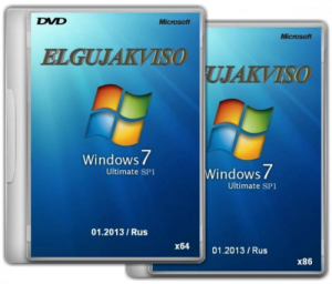 Windows 7 Ultimate SP1 Elgujakviso Edition (32bit+64bit) (2013) Русский