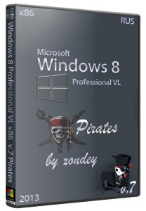 Windows 8 Professional VL x86 v.7 Pirates by zondey (2013) Русский