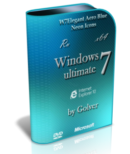 Windows 7 Ultimate SP1 AeroBlue by Golver [x64] [2013] Русский