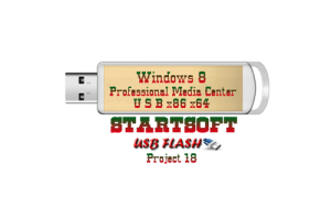 Windows 8 Professional Media Center USB StartSoft 18 (x86+x64) [2013] Русский