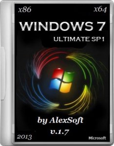 Windows 7 Ultimate SP1 by AlexSoft v.1.7 (х86+x64) (2013) Русский