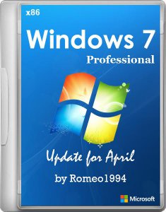 Windows 7 (x86) Professional Update for April by Romeo1994 (2013) Русский