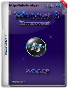 Windows 8 x64 - x86 KrotySOFT v.04.13 (2013) Русский
