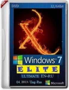 Microsoft Windows 7 Ultimate SP1 x86-x64 IV-XIII ELITE_X by Lopatkin (2013) Русский + Английский