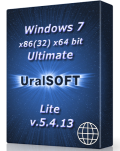 Windows 7 x86x64 Ultimate UralSOFT Lite v.5.4.13 (2013) Русский