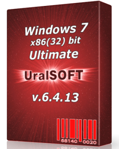 Windows 7 x86 Ultimate UralSOFT v.6.4.13 (2013) Русский