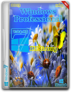 Windows 7 SP1 Pro x64 [v.24.05] DDGroup (2013) Русский