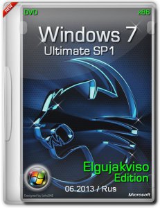 Windows 7 Ultimate SP1 x86 Elgujakviso Edition 06.2013 (2013) Русский