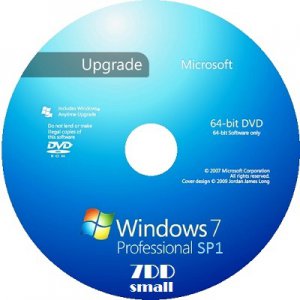 Microsoft Windows 7 SP1 Professional VL x64 RU 7DD Small by Lopatkin (2013) Русский