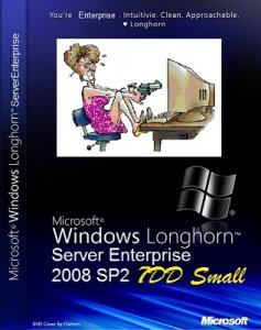 Microsoft Windows Server Enterprise 2008 SP2 x86 RU 7DD Small by Lopatkin (2013) Русский