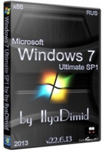 Windows 7 Ultimate x86 SP1 IlyaDimid v.22.6.13 [2013] Русский