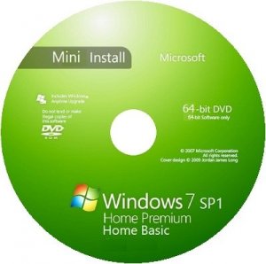 Microsoft Windows 7 SP1 HomePremium, HomeBasic x64 RU SM VII-XIII (2 in 1) by Lopatkin (2013) Русский