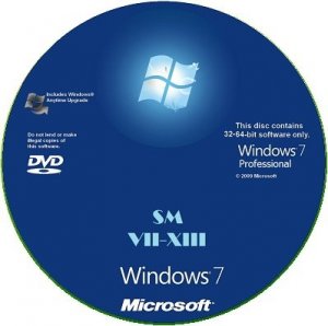 Microsoft Windows 7 SP1 Professional VL x86-x64 RU SM VII-XIII by Lopatkin (2013) Русский
