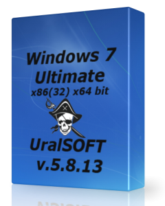 Windows 7 Ultimate UralSOFT v.5.8.13 (x86x64) [2013] Русский