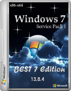 Windows 7 SP1 BEST 7 Edition Release v.13.8.4 (32bit+64bit) (2013) Русский