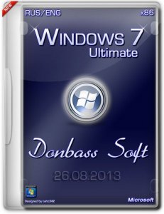 Windows 7 Ultimate SP1 DonbassSoft v.26.08.13 (x86) [2013] Русский
