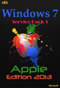 Windows 7 Ultimate Sp1 Apple Edition by Modif (x86) [2013] Русский + Английский