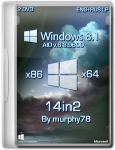 Windows 8.1 14in2 By murphy78 x86/x64 AIO [2013] Русский + Английский