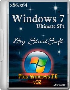 Windows 7 Ultimate SP1 Plus PE by StartSoft v.32 (32bit+64bit) (2013) Русский