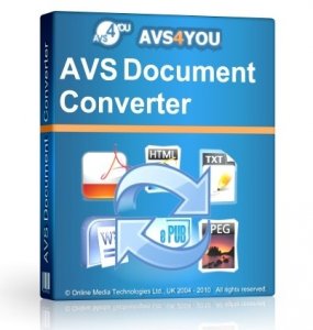 AVS Документ Converter 2.2.8.225 (2013) Русский + Английский