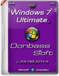 Windows 7 Ultimate SP1 x64 DonbassSoft v.23.09.13 (2013) Русский