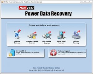 MiniTool Power Data Recovery 6.8 (2013) Английский