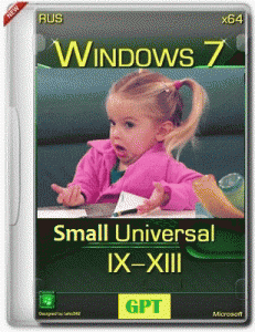 Microsoft Windows 7 SP1 х86-x64 RU Small IX-XIII 11x2 COLLECTION.32.64 by Lopatkin (2013) Русский