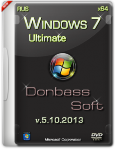Windows 7 Ultimate SP1 Donbass Soft v.5.10.13 (x64) [2013] Русский