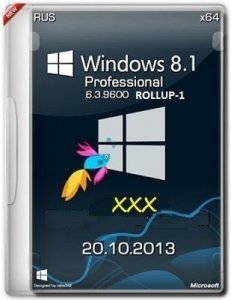 Microsoft Windows 8.1 Pro VL 6.3.9600 х64 RU xxx by Lopatkin (2013) Русский