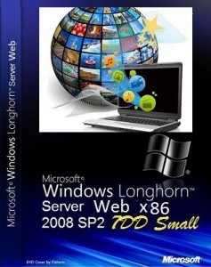 Microsoft Windows Server Web 2008 SP2 x86 RU 7DD Small by Lopatkin (2013) Русский
