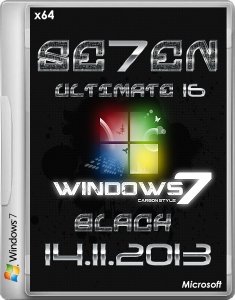 Windows 7 Black 16 se7en Ultimate - update 14.11.2013 (x64) (2013) Русский + Английский