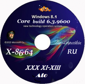Microsoft Windows 8.1 Core 6.3.9600 x86-х64 RU Ato XI-XIII by Lopatkin (2013) Русский