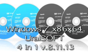 Windows 7 UralSOFT 4 in 1 v.8.11.13 (x86x64) [2013] Русский