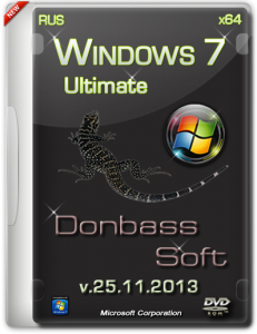 Windows 7 Ultimate SP1 x64  by Donbass Soft v.25.11.13 (2013) Русский